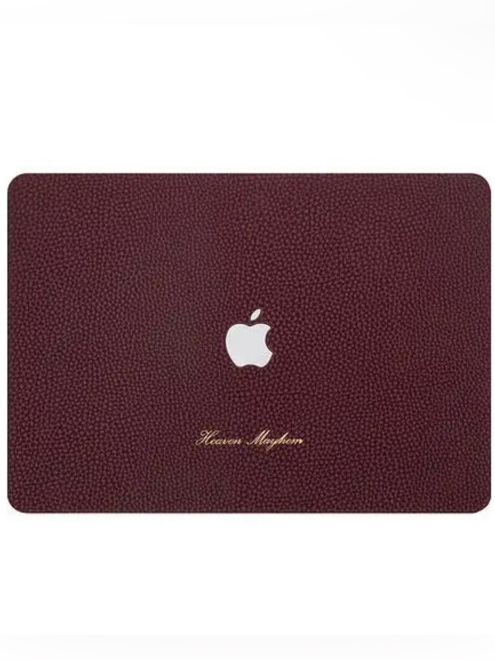 NIB Heaven Mayhem Pebbled Wine MacBook Pro 13 cover